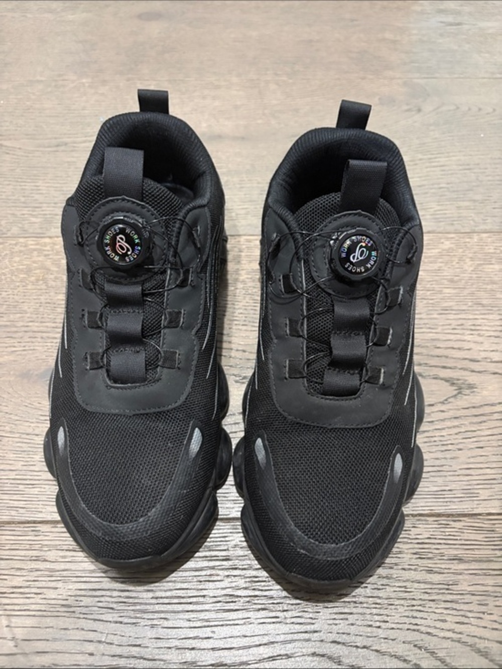 Steel Toe Shoes for Men, Cushioned Safety Work Sneakers